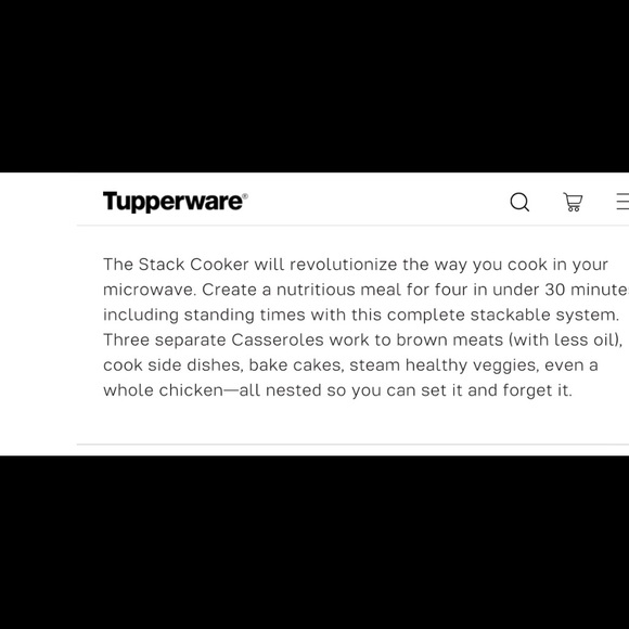 Tupperware Microwave Stack Cooker - Picture 4 of 5